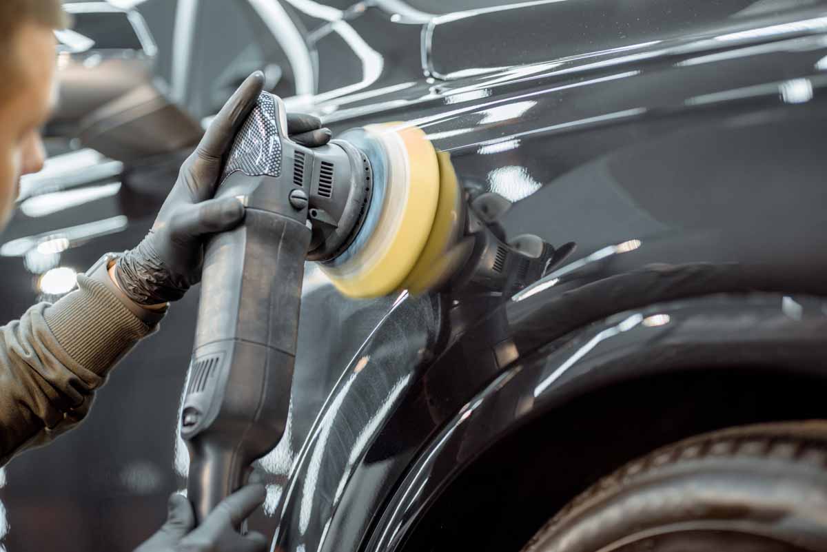 Professional vehicle body polishing